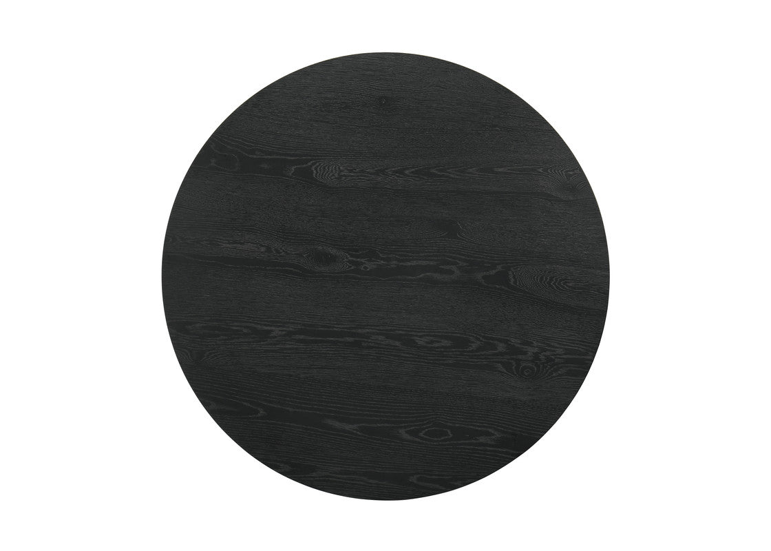 Jasper Ebony Black 47" 5-Piece Round Counter Height Dining Set - Ornate Home