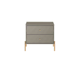 Jasper Nightstand in Grey Gloss - Ornate Home