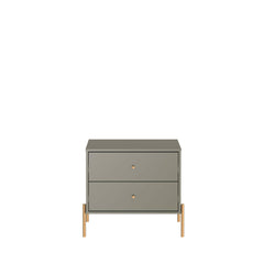 Jasper Nightstand in Grey (set of 2) - Ornate Home