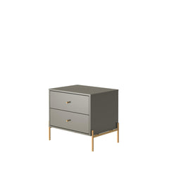 Jasper Nightstand in Grey (set of 2) - Ornate Home