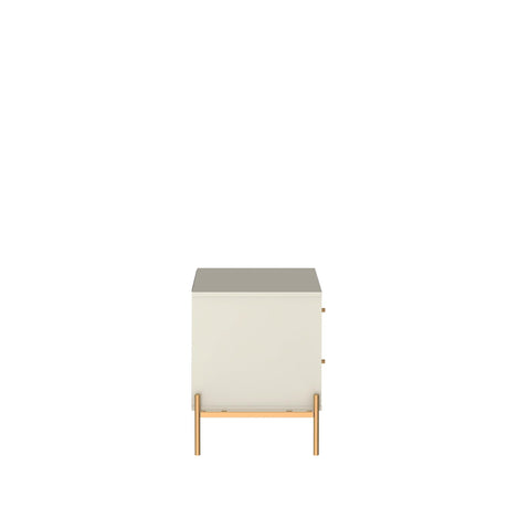Jasper Nightstand in Off White Matte - Ornate Home