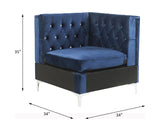 Jaszira Blue Velvet Modular Sofa Units / Create your own Style - Ornate Home