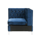 Jaszira Blue Velvet Modular Sofa Units / Create your own Style - Ornate Home