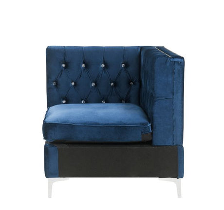 Jaszira Blue Velvet Modular Sofa Units / Create your own Style - Ornate Home