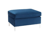 Jaszira Blue Velvet Modular Sofa Units / Create your own Style - Ornate Home