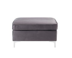 Jaszira Gray Modular Ottoman - Ornate Home