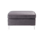 Jaszira Gray Velvet Modular Sofa Units / Create your own Style - Ornate Home