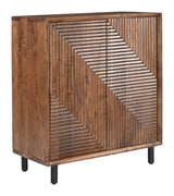 Jatil Walnut Cabinet - Ornate Home