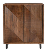 Jatil Walnut Cabinet - Ornate Home