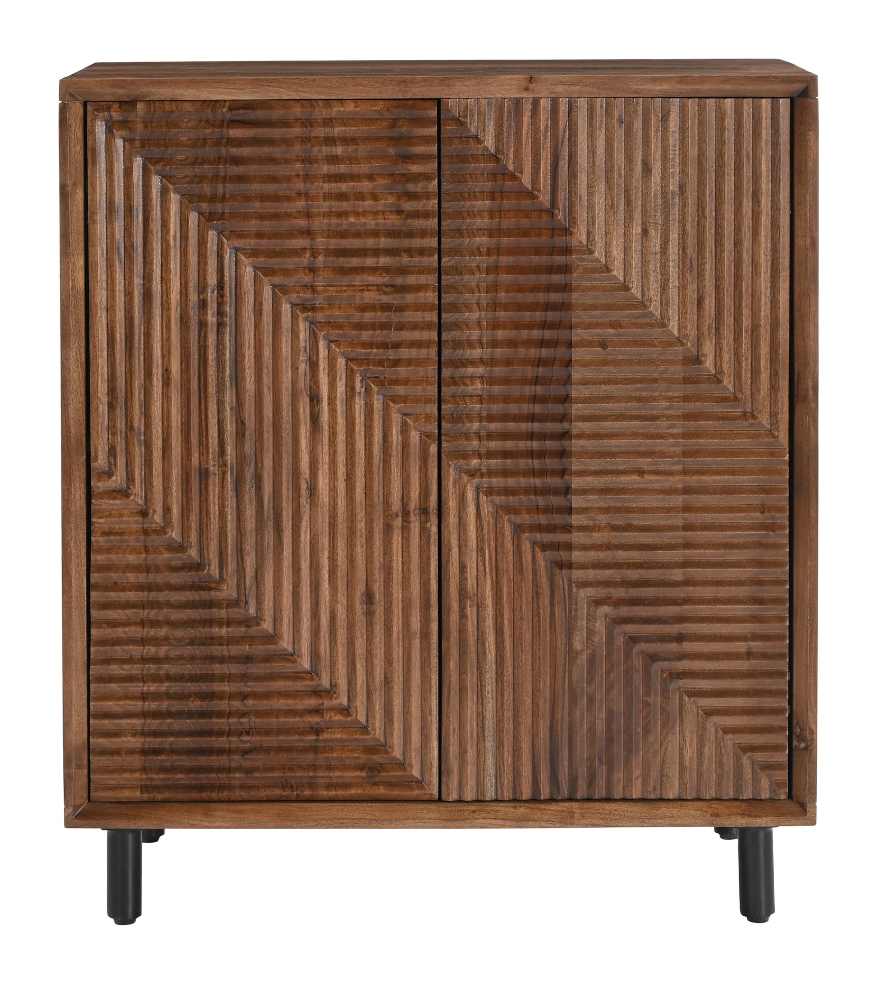 Jatil Walnut Cabinet - Ornate Home