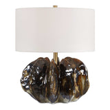 Jaudon Brown Glass Table Lamp - Ornate Home
