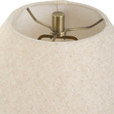 Javary Matte Beige Table Lamp - Ornate Home