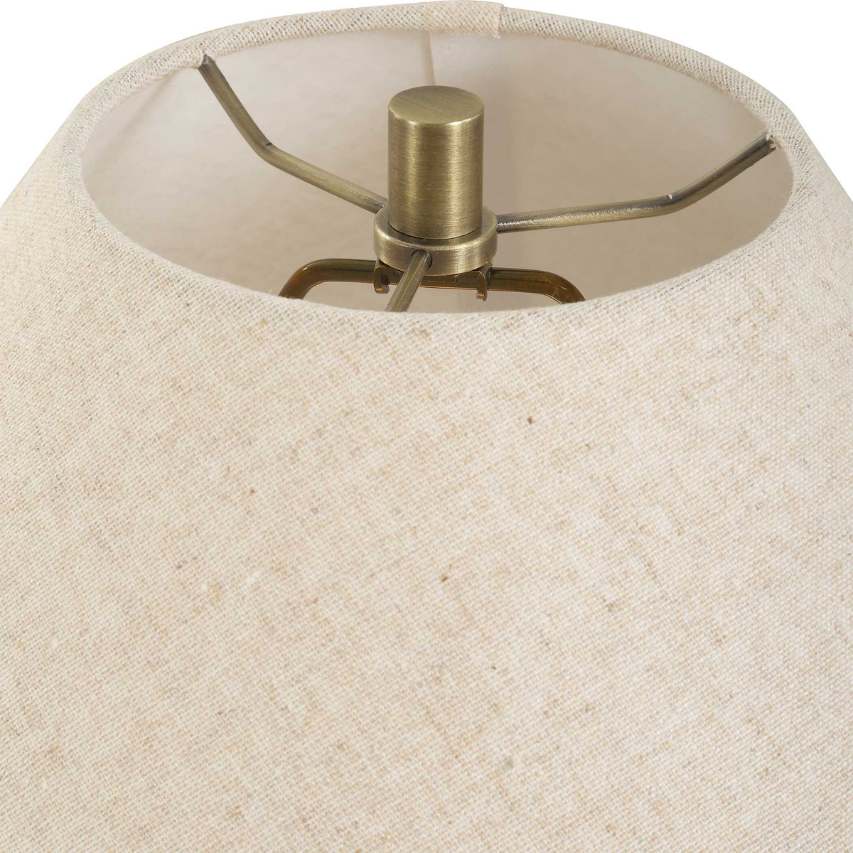 Javary Matte Beige Table Lamp - Ornate Home