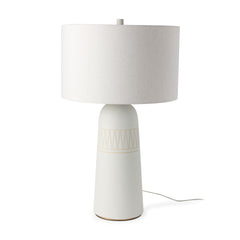 Javier Cream Light Base Table Lamp