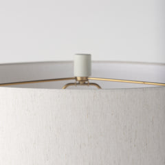 Javier Cream Light Base Table Lamp
