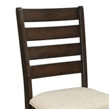 Jax Cherry 6-Piece Dining Set with Table, 4 Ladder Side Chairs & Bench - Ornate Home