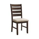 Jax Cherry Ladder Back Side Chair (Set of 2) - Ornate Home