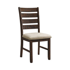 Jax Cherry Ladder Back Side Chair (Set of 2) - Ornate Home