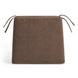 Jax Cocoa Fabric Dining Chair Seat Cushion - Ornate Home