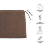 Jax Cocoa Fabric Dining Chair Seat Cushion - Ornate Home