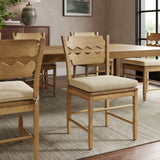 Jax Linen Fabric Dining Chair Seat Cushion - Ornate Home