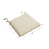 Jax Linen Fabric Dining Chair Seat Cushion - Ornate Home