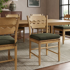Jax Sage Fabric Dining Chair Seat Cushion - Ornate Home