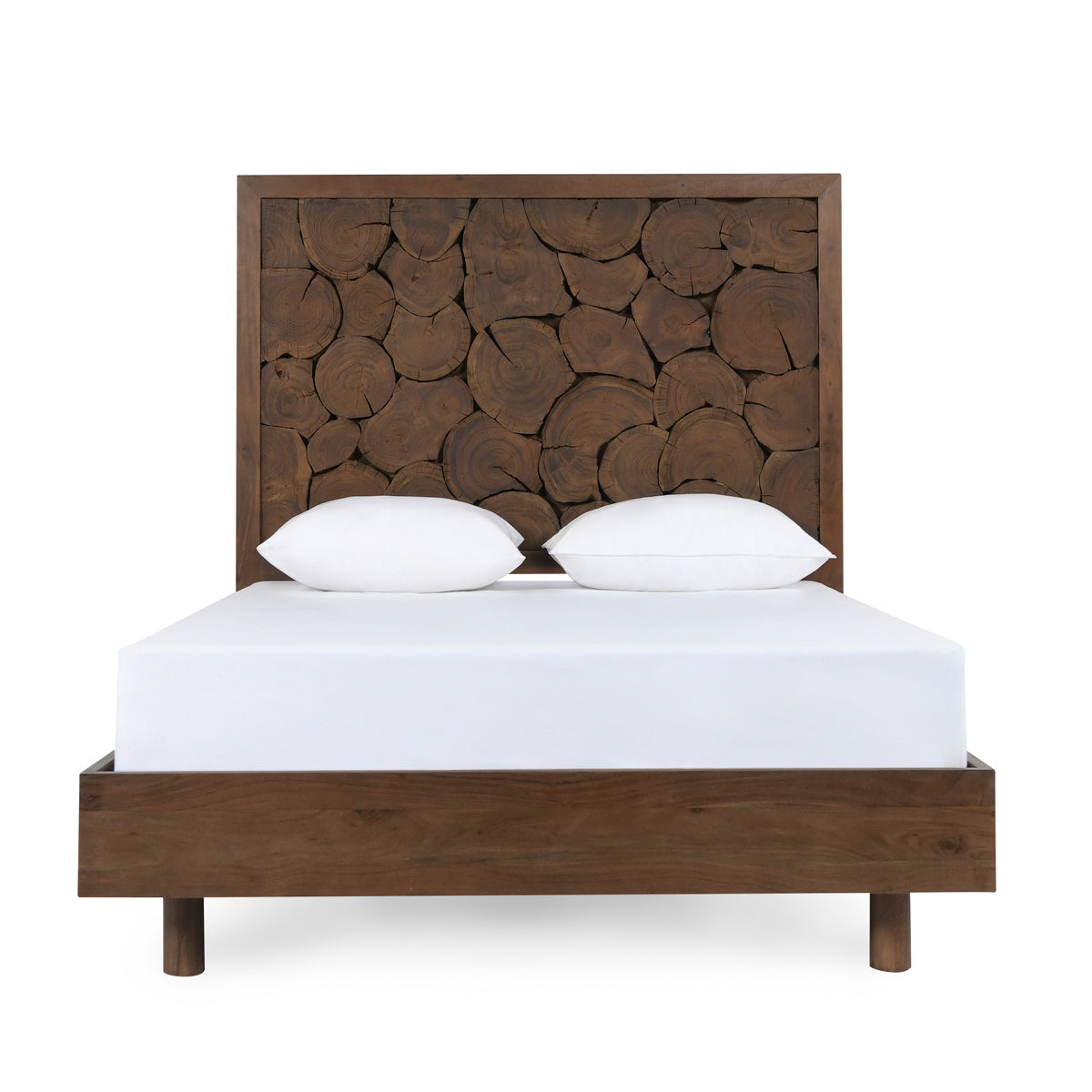 Jaxon Cocoa Brown Cal King Bed - Ornate Home