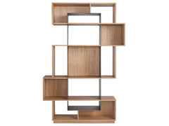 Jaxon Natural Oak Etagere - Ornate Home