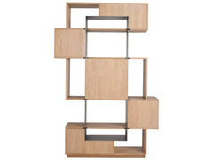 Jaxon Natural Oak Etagere - Ornate Home