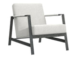 Jaxson White/Cream Fabric Chair - Ornate Home