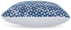Jaycott Next-Gen Nuvella Blue/White Pillow - Ornate Home