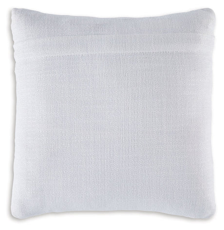 Jaycott Next-Gen Nuvella Blue/White Pillow (Set of 4) - Ornate Home