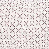 Jayden Cream 14x26 with Merlot Print Linen Lumbar Pillow Cover - Ornate Home
