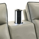 Jayke Light Gray Power Motion Sectional Sofa - Ornate Home