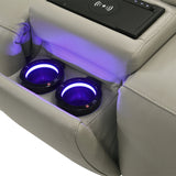 Jayke Light Gray Power Motion Sectional Sofa - Ornate Home