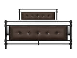 Jayla Brown Full Metal Platform Bed - Ornate Home