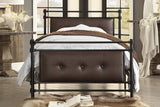 Jayla Brown Twin Metal Platform Bed - Ornate Home