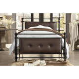 Jayla Brown Twin Metal Platform Bed - Ornate Home