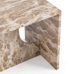 Jaylani Desert Drift 17" Square End Table - Ornate Home