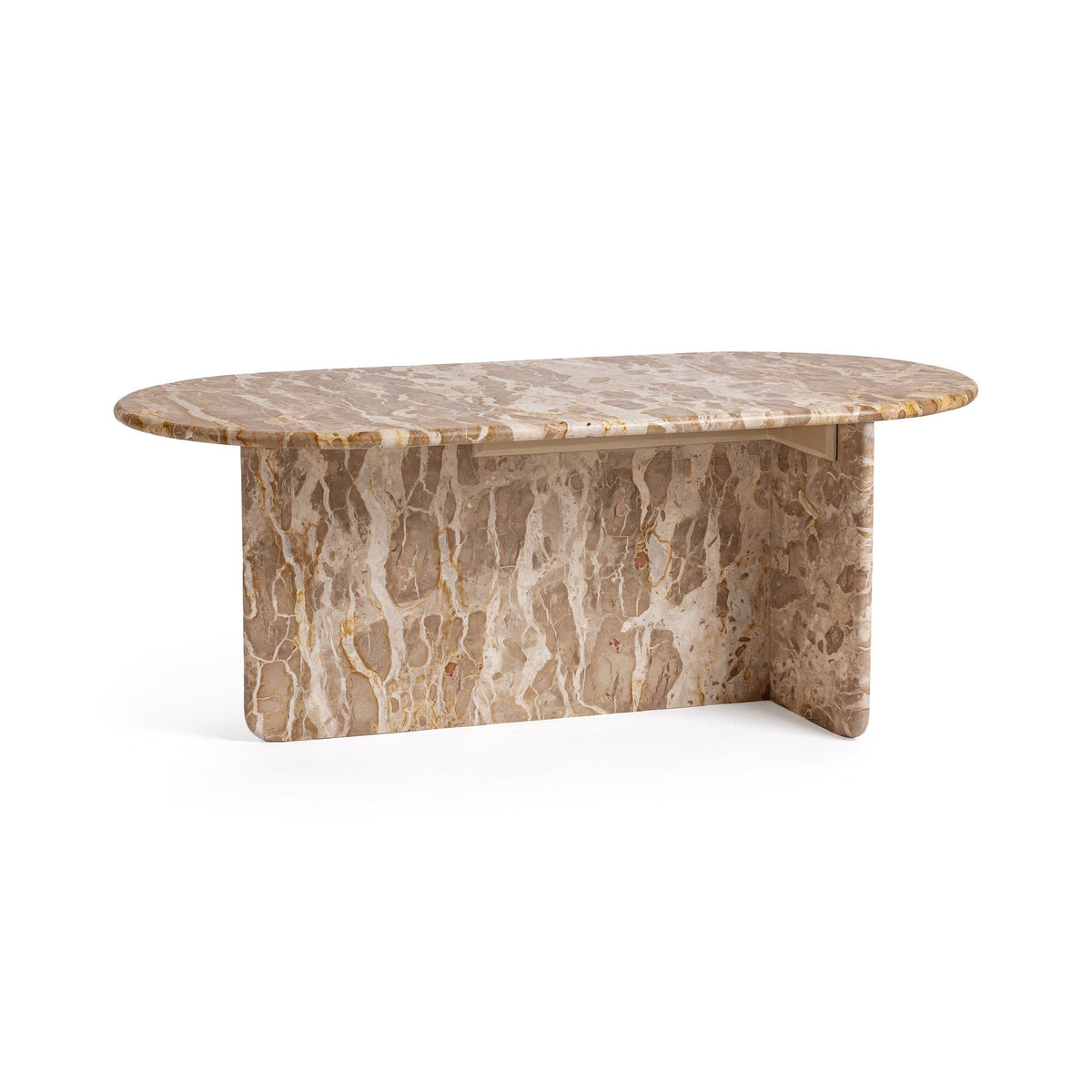 Jaylani Desert Drift 47" Oval Coffee Table