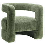 Jaylin Basil Upholstered Chenille Accent Chair - Ornate Home