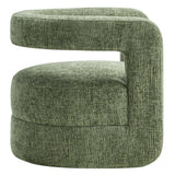 Jaylin Basil Upholstered Chenille Accent Chair - Ornate Home