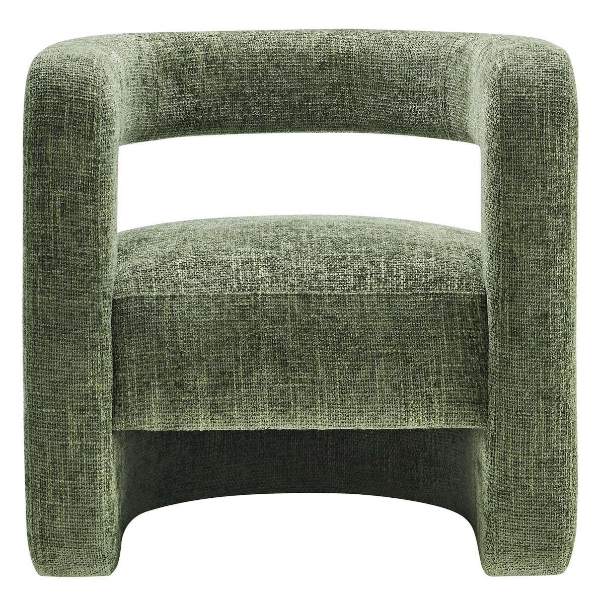 Jaylin Basil Upholstered Chenille Accent Chair - Ornate Home