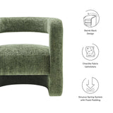 Jaylin Basil Upholstered Chenille Accent Chair - Ornate Home