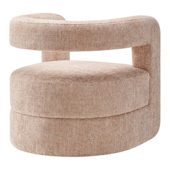 Jaylin Blush Upholstered Chenille Accent Chair - Ornate Home