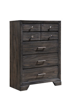 Jaymes Gray Sleigh Storage Platform Bedroom Set - Ornate Home