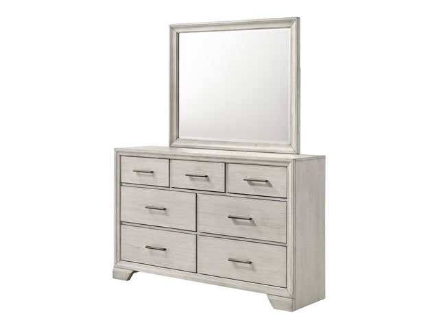 Jaymes White Mist Dresser Mirror - Ornate Home