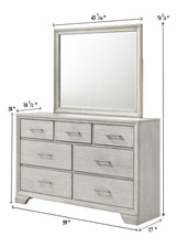 Jaymes White Mist Sleigh Storage Platform Bedroom Set - Ornate Home