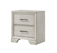 Jaymes White Mist Sleigh Storage Platform Bedroom Set - Ornate Home